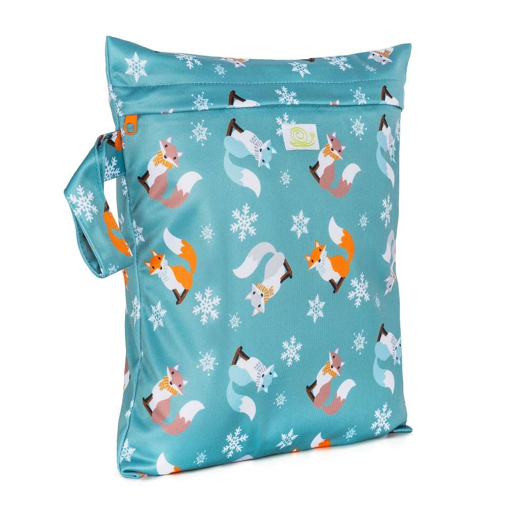 Baba+Boo Small Nappy Bag Frosty Foxes