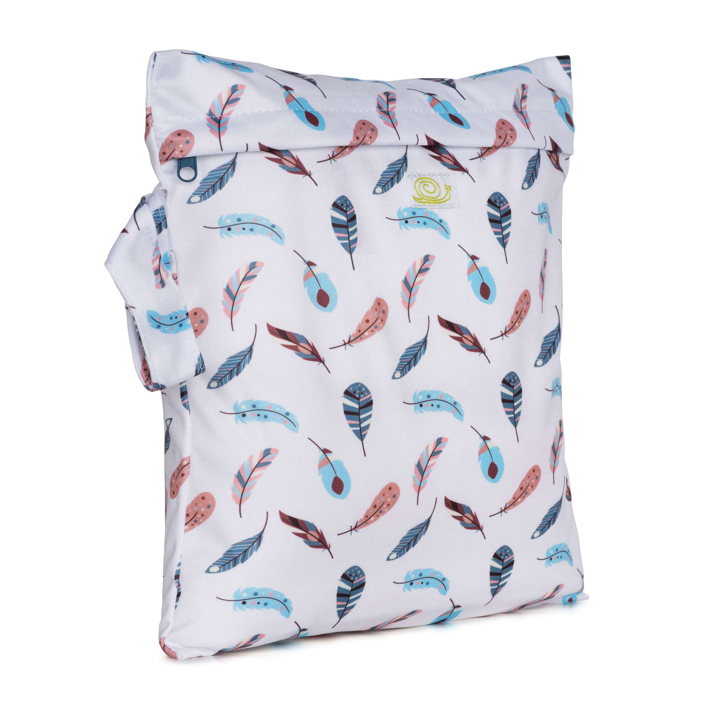 Baba+Boo Small Reusable Nappy Bag - (Hope) Feathers