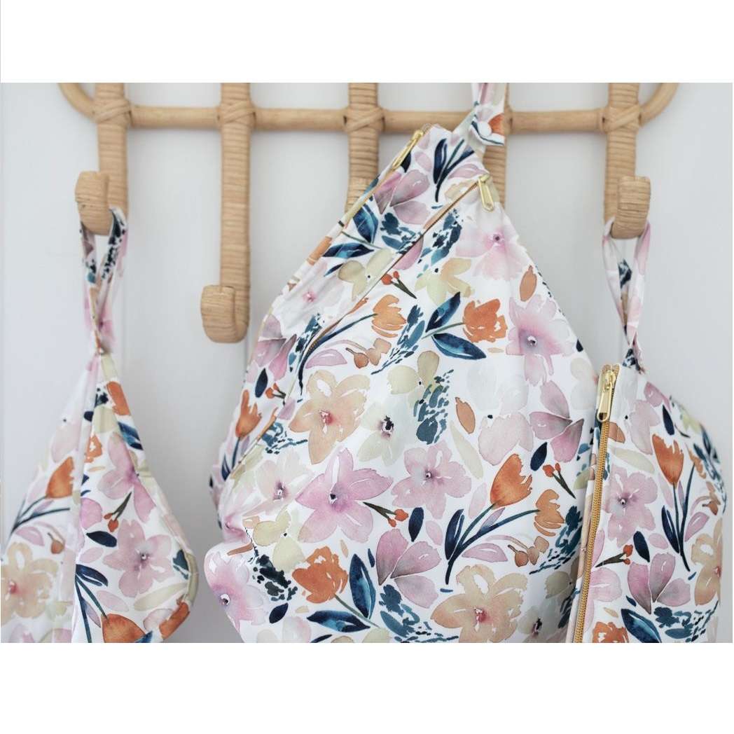 Bare and Boho Wet Bags - Sunshine Floral