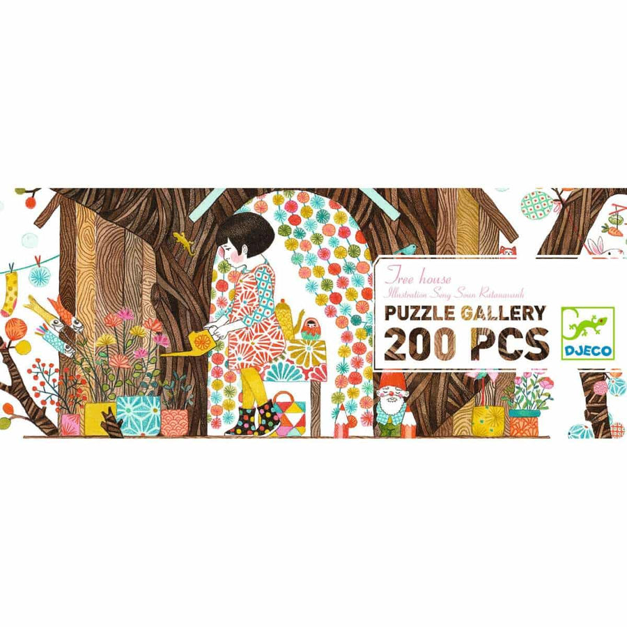DJ07641 Djeco Puzzle Gallery - The Tree House (200 pc)