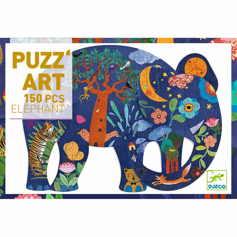 DJ07652 Djeco PuzzArt Elephant (150 pc)