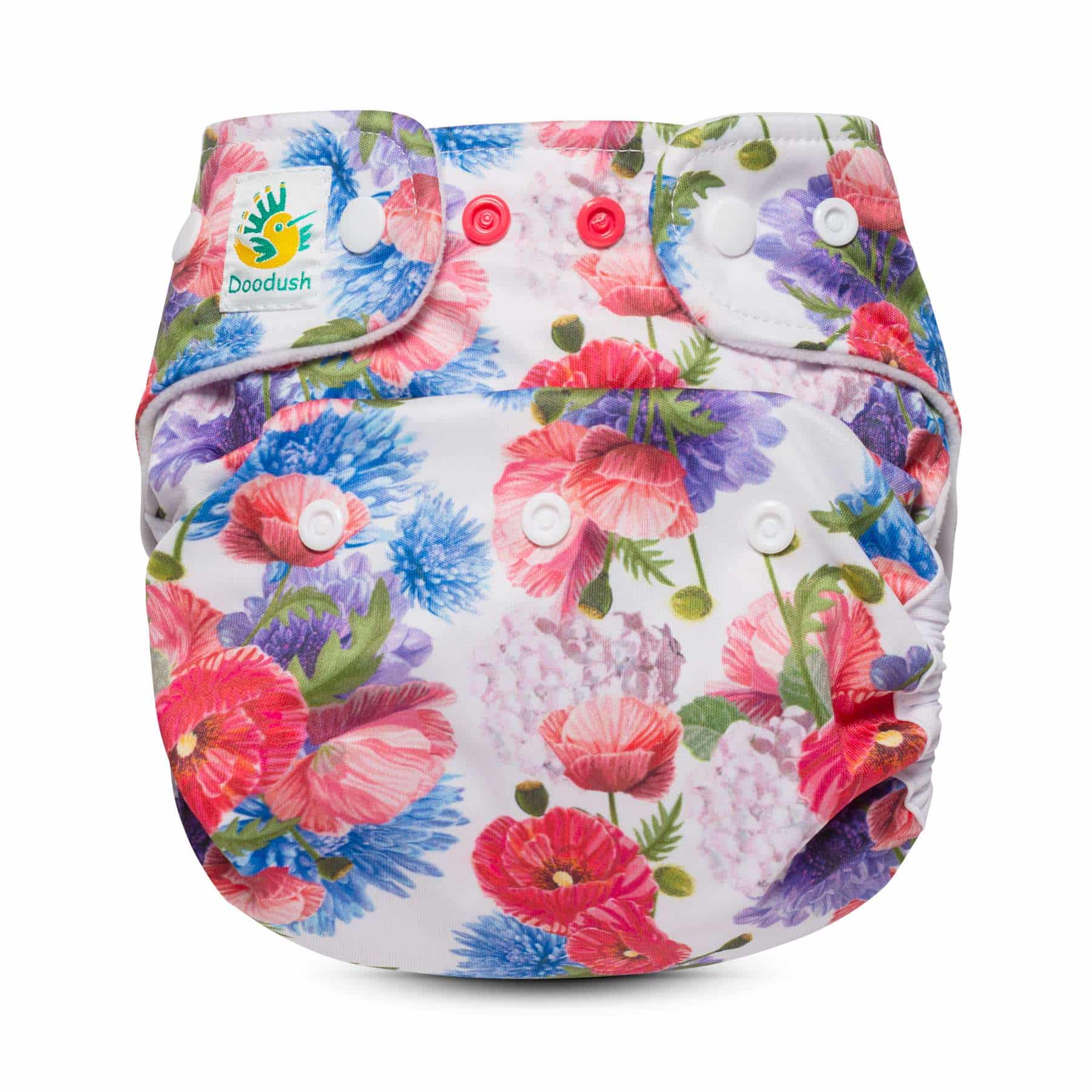 Doodush One Size Cover Snaps - Poppy Bouquet