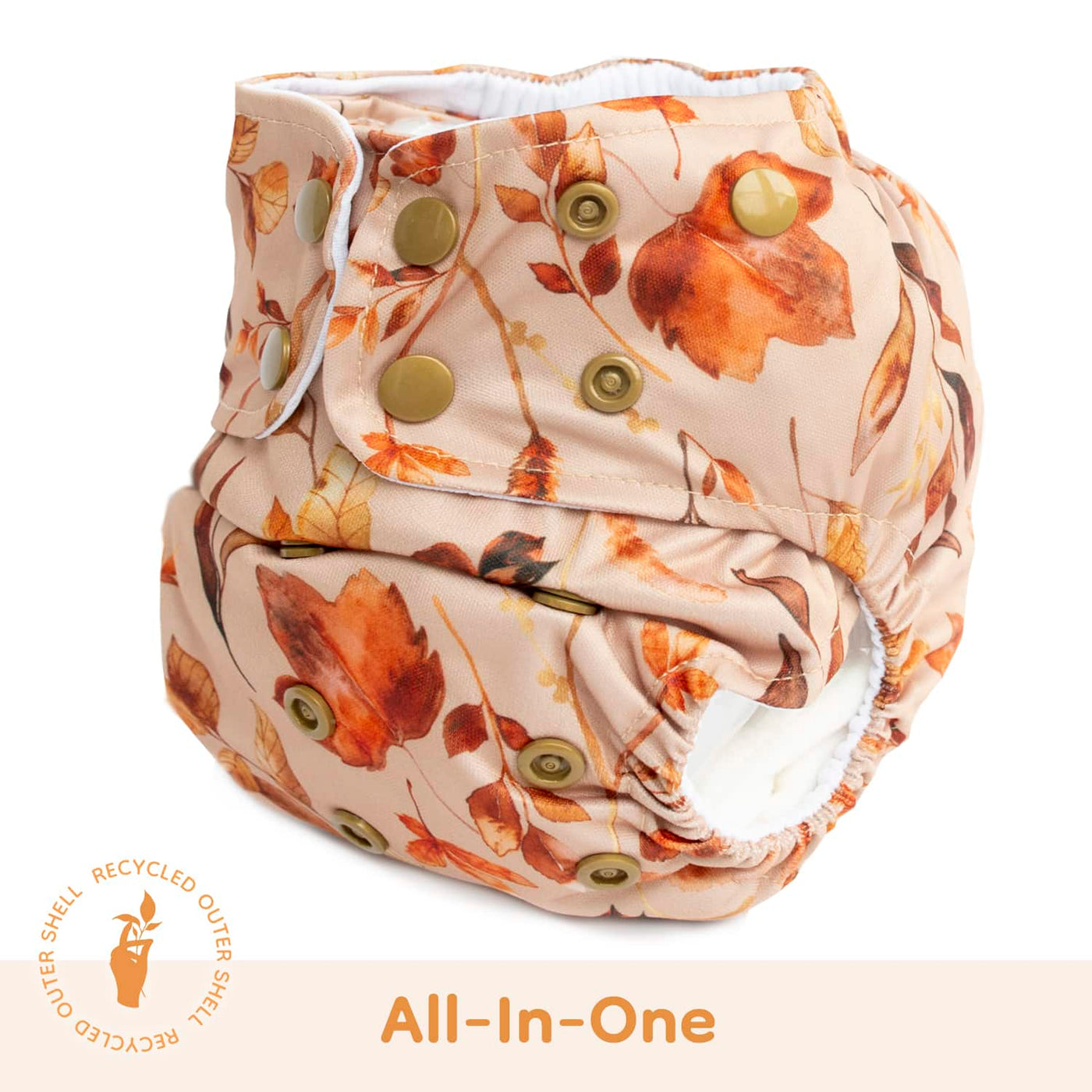 Lighthouse Kids AiO Nappy - Golden Leaves