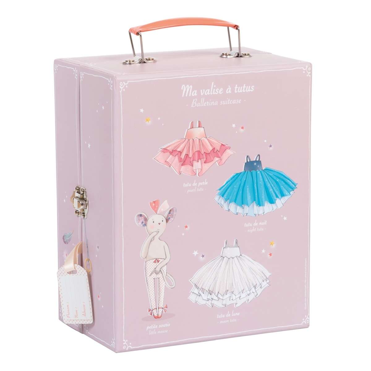 MR711331 Moulin Roty Ballerina Mouse with Suitcase (1)