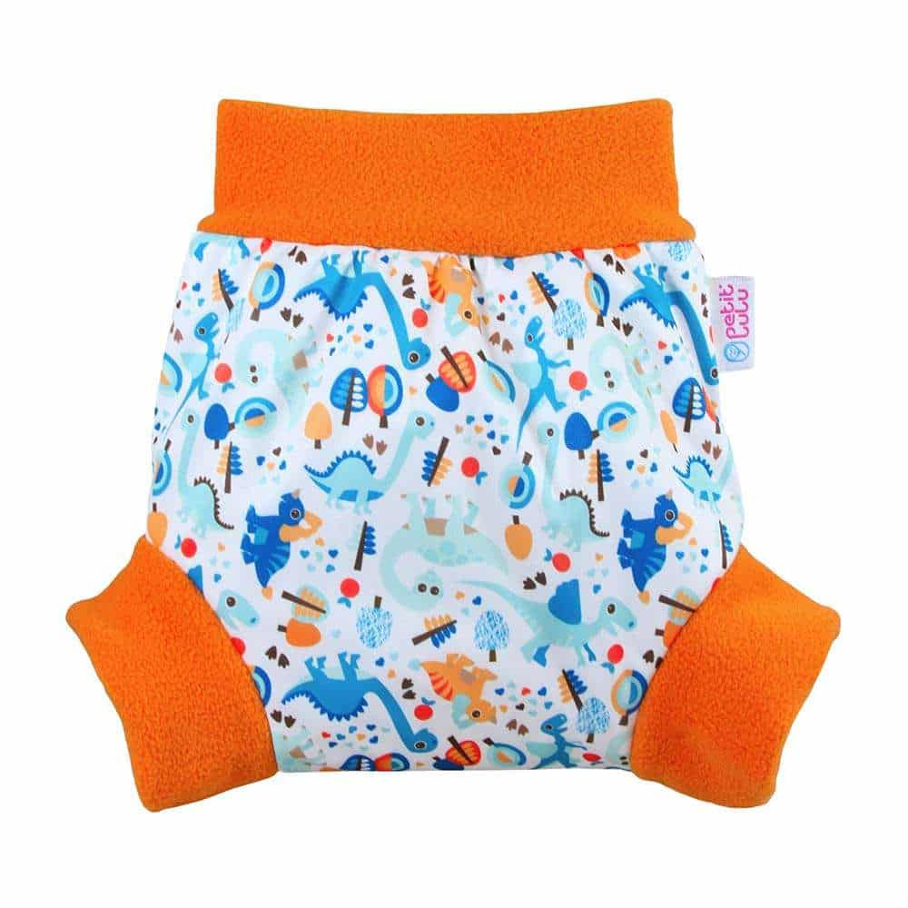 Petit Lulu Pull-Up Nappy Cover (Prehistoric Times)