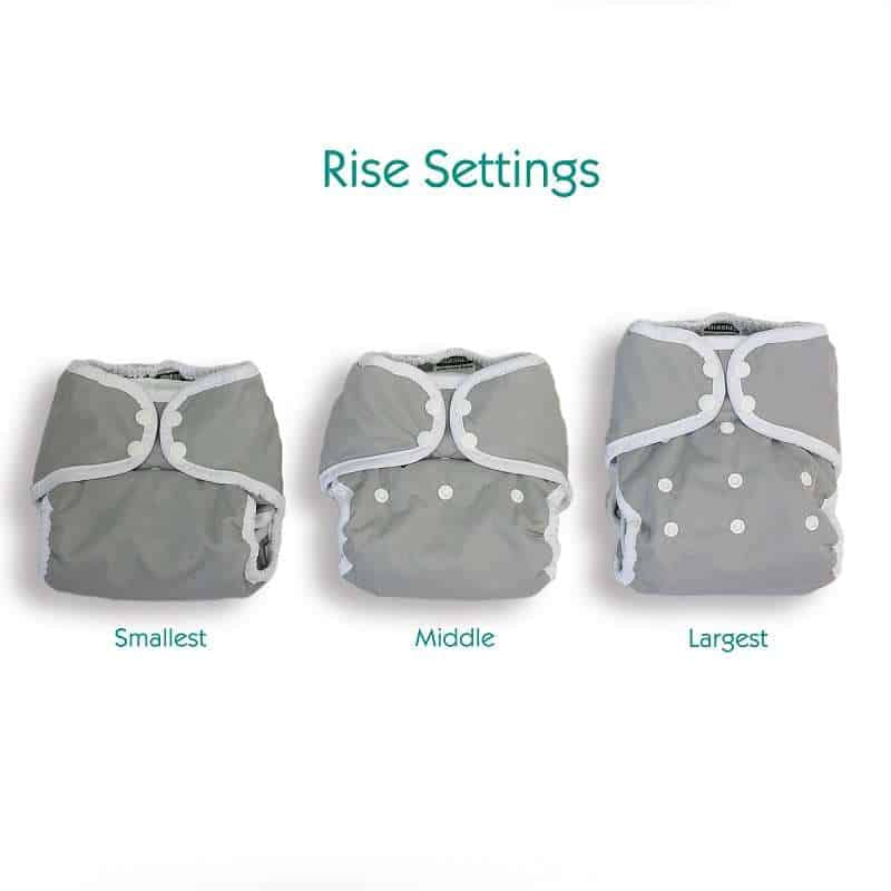 Thirsties Natural Pocket Rise Size Settings