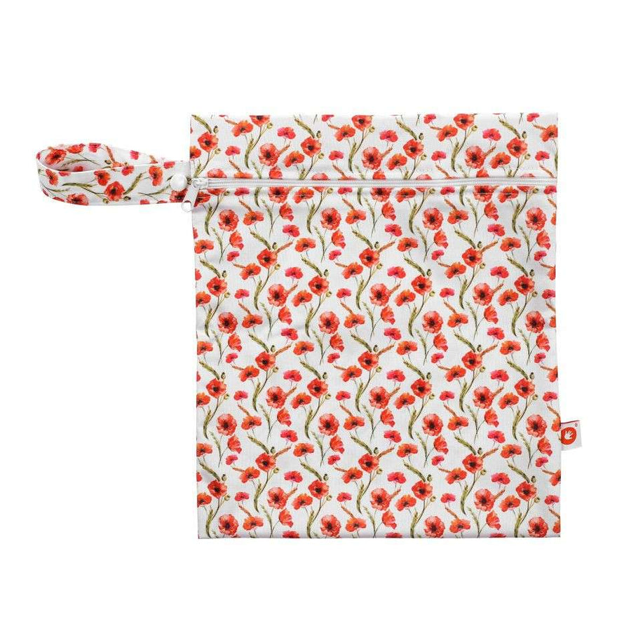 Xkko small wet bag - red poppies