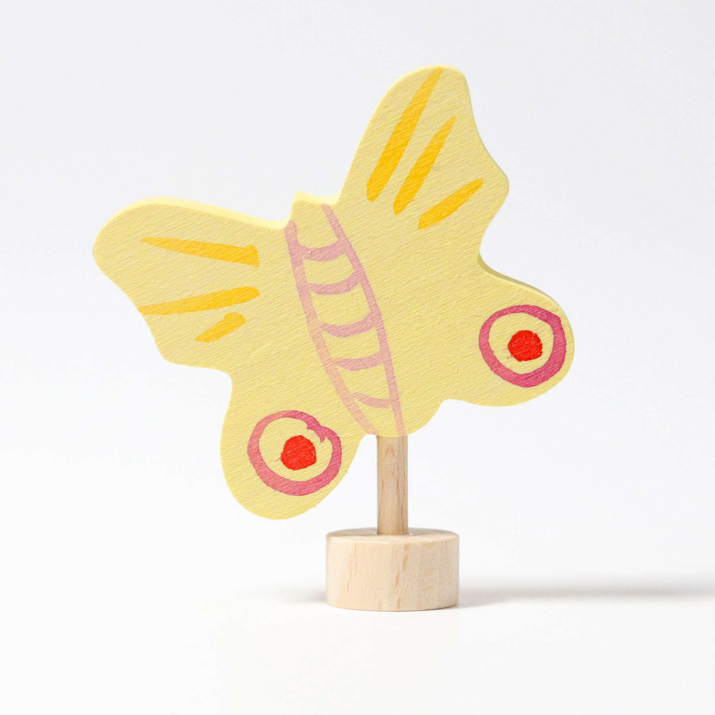 03313 Grimms Decorative Figure Animals - Yellow Butterfly