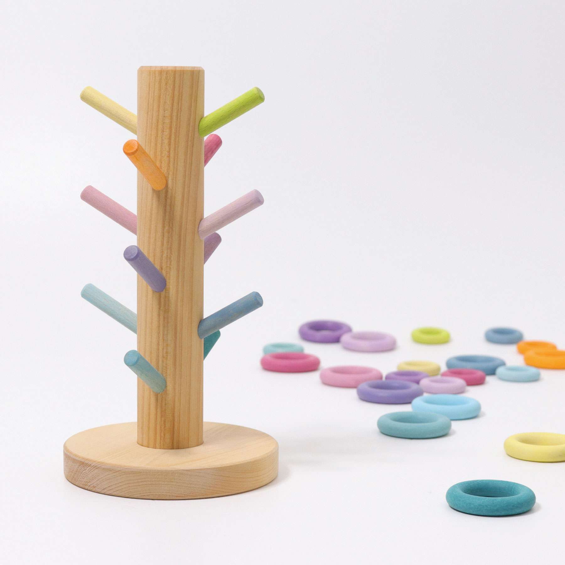 10161 Grimms Sorting Helper Building Rings Pastel