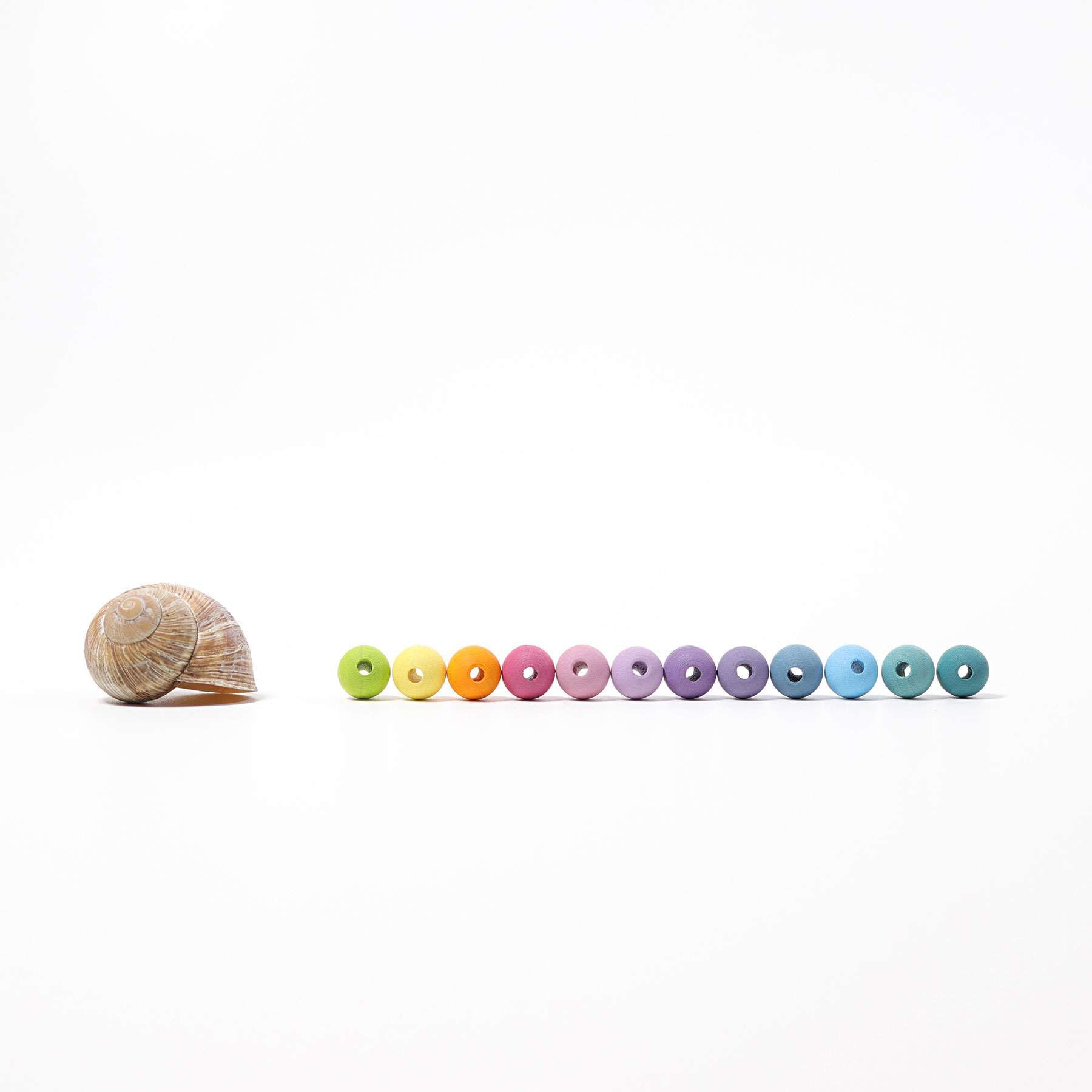 10259 Grimms 120 Small Pastel Wooden Beads (1)