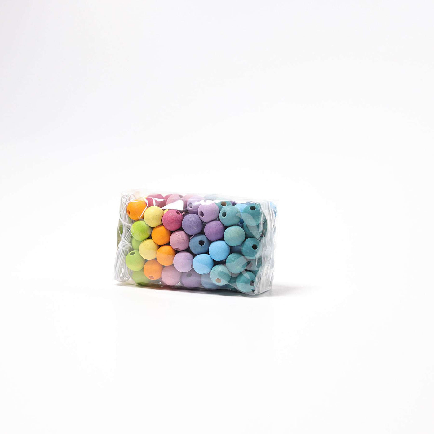 10259 Grimms 120 Small Pastel Wooden Beads