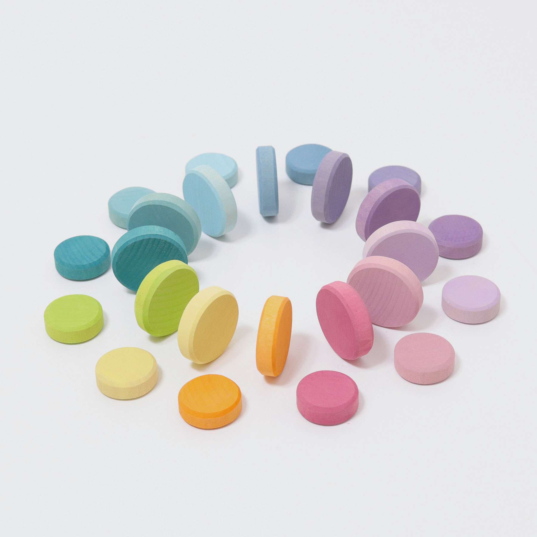 10311 Grimms Wooden Pastel Coins