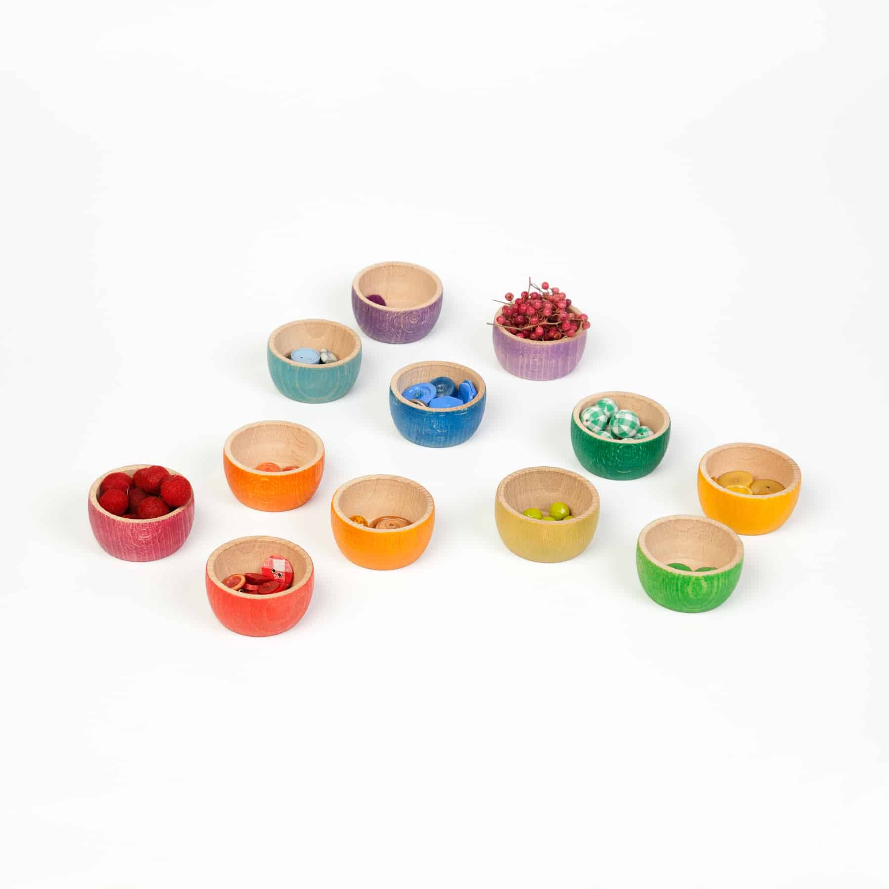 © Joguines Grapat: 12 Rainbow Bowls