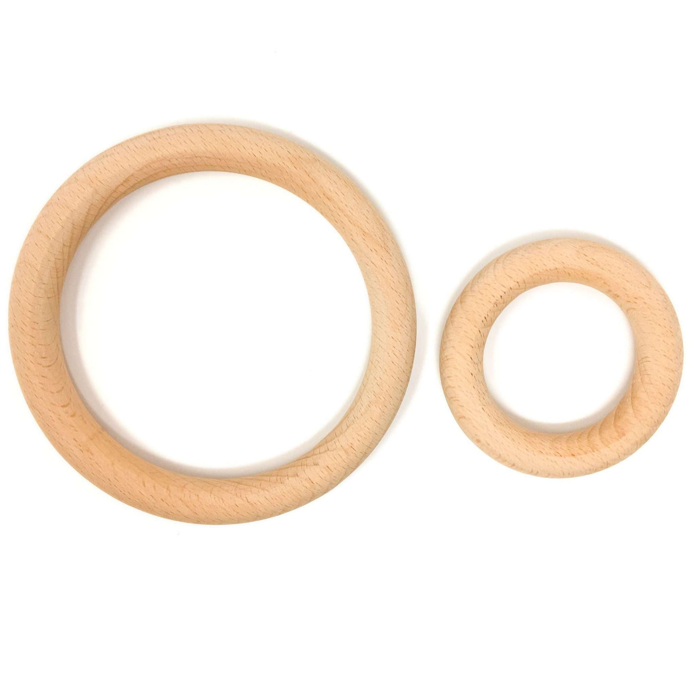 18-185 Grapat 3 x little hoops natural wood