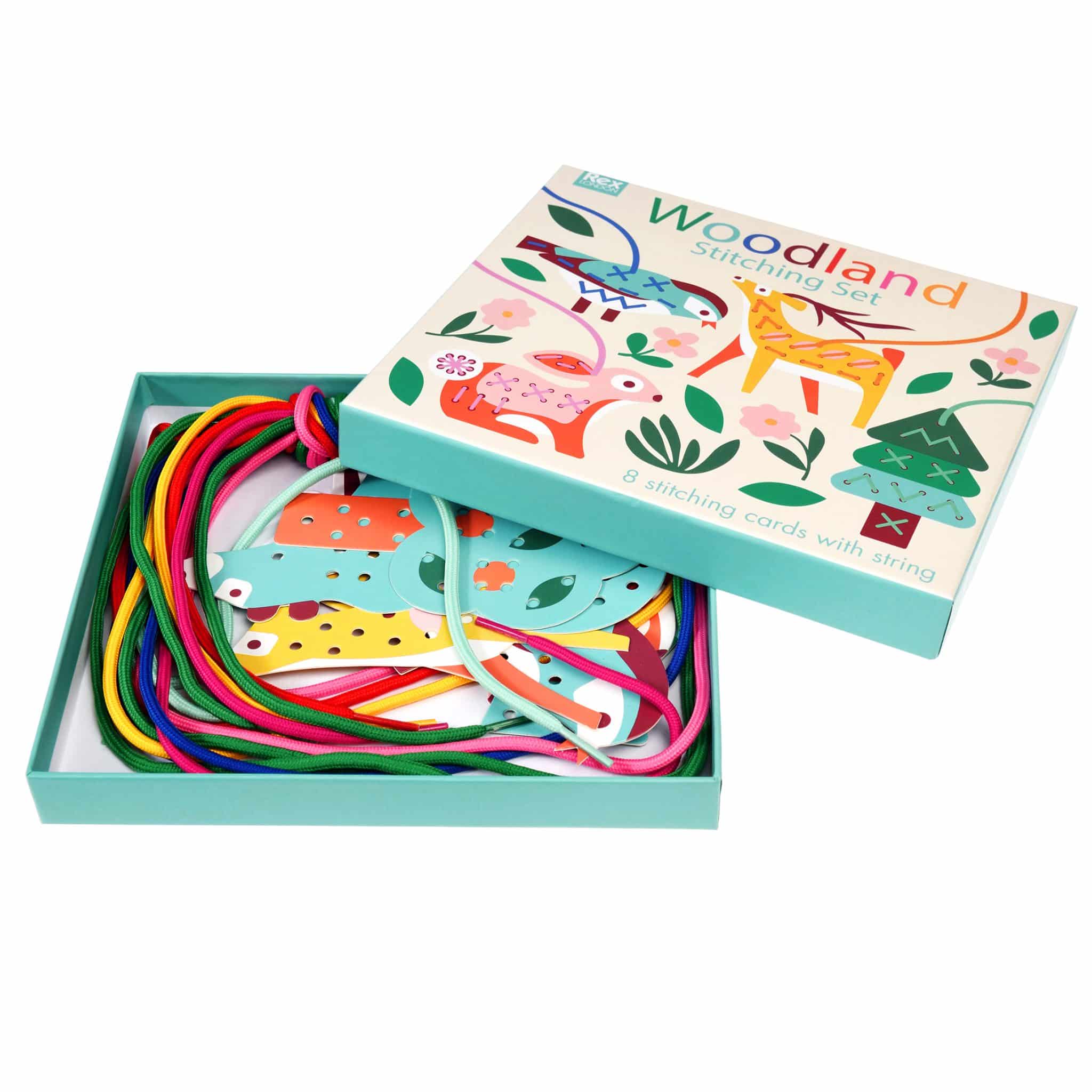 30155 Rex London Cardboard Stitching Set - Woodland (6)