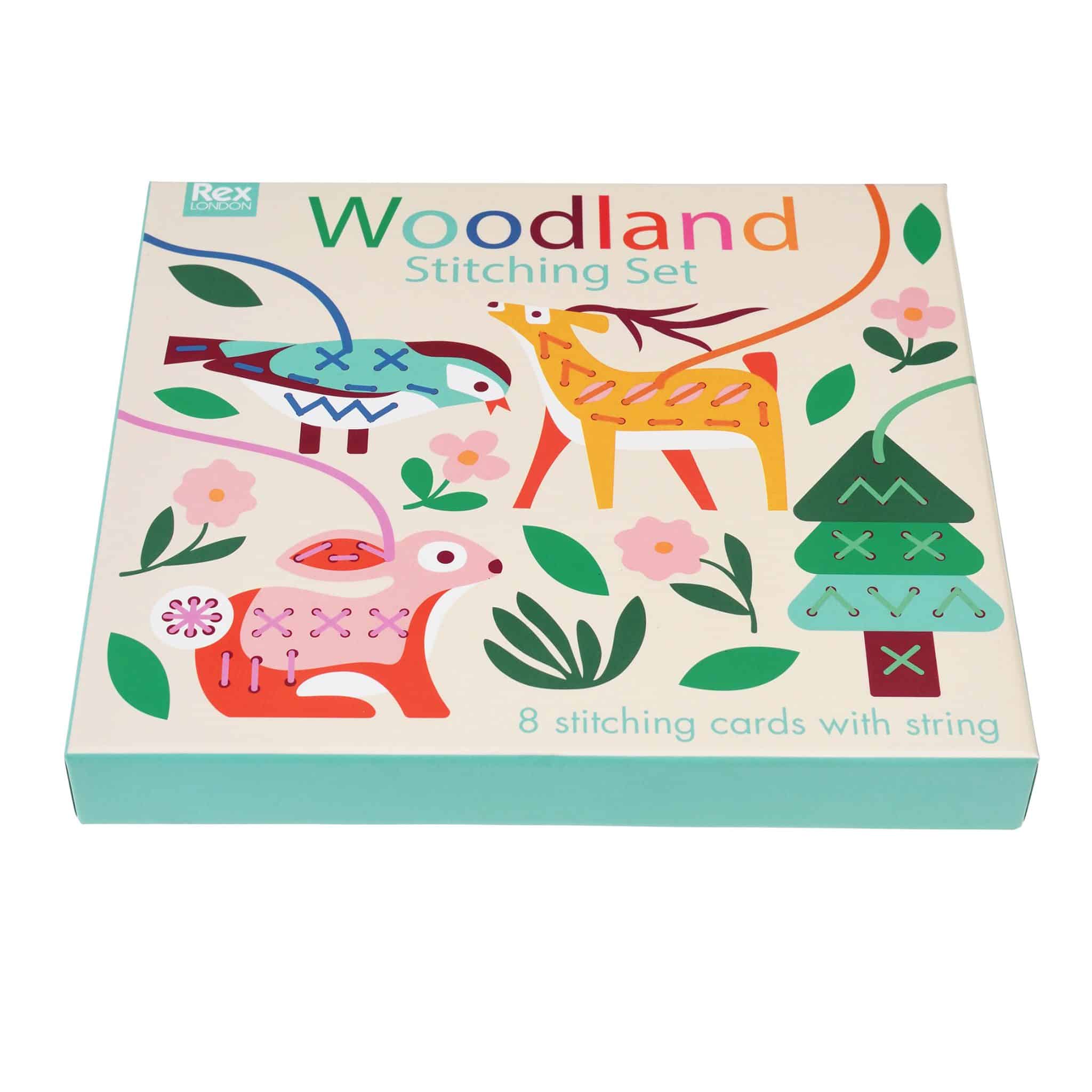 30155 Rex London Cardboard Stitching Set - Woodland (6)