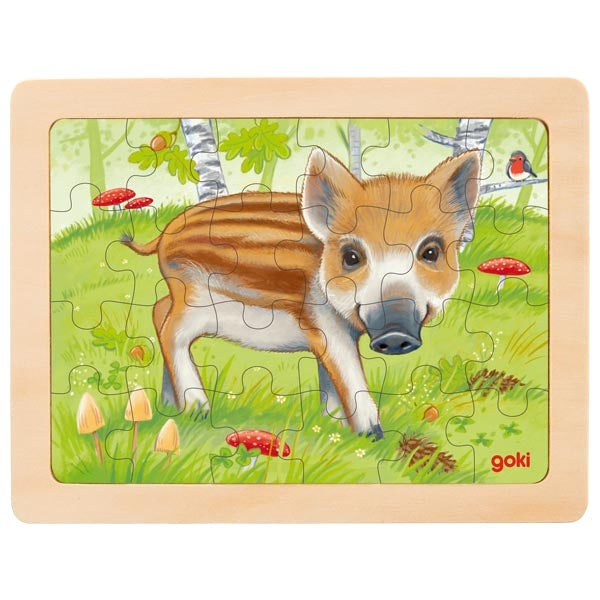 Goki Puzzle forest animals (24 parts)