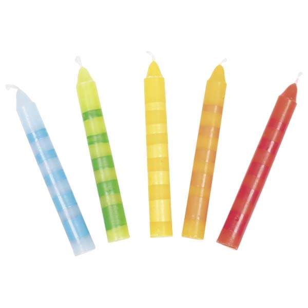 60719 Goki Set of birthday candles, ringed