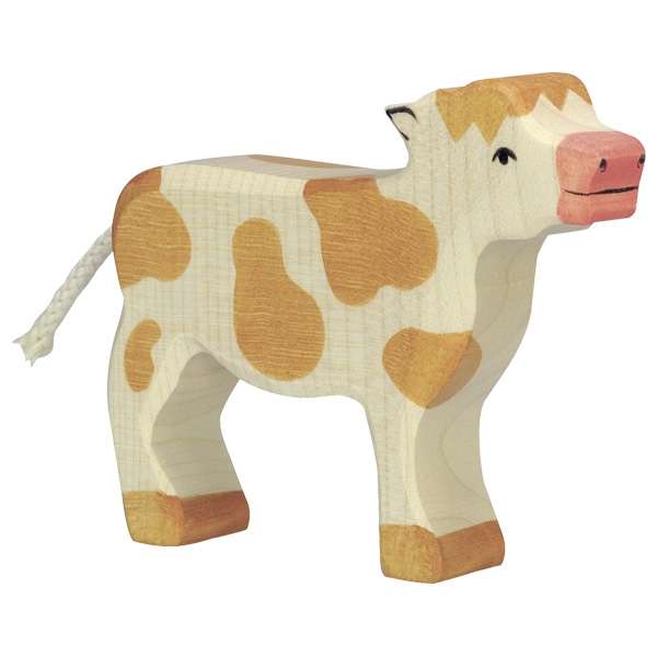 80012 Holztiger Calf, standing, brown (2)