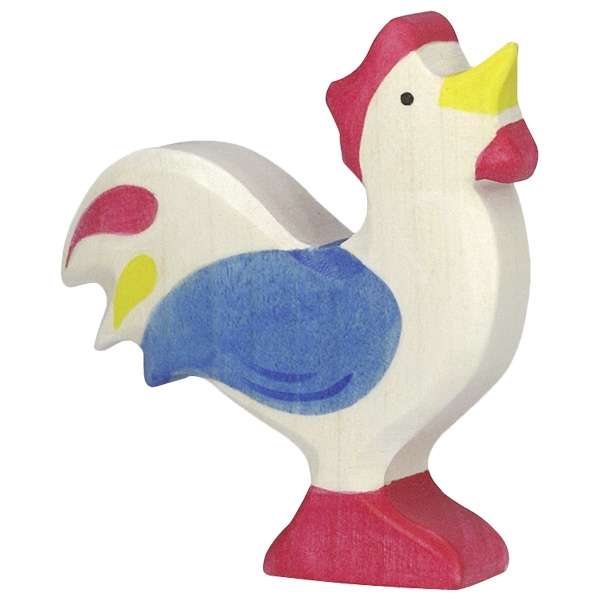 80015 Holztiger Rooster, blue