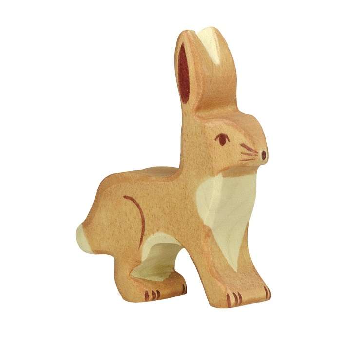 80097 Holztiger Hare, upright ears