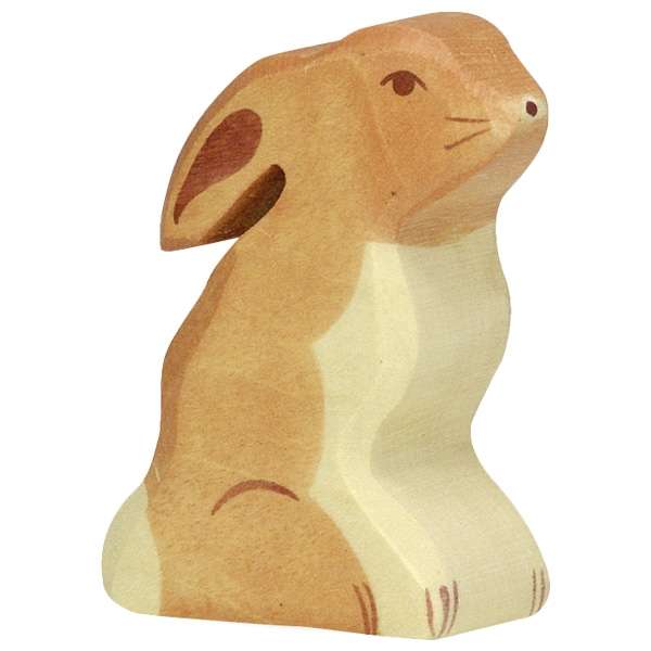 80099 Holztiger Hare, sitting