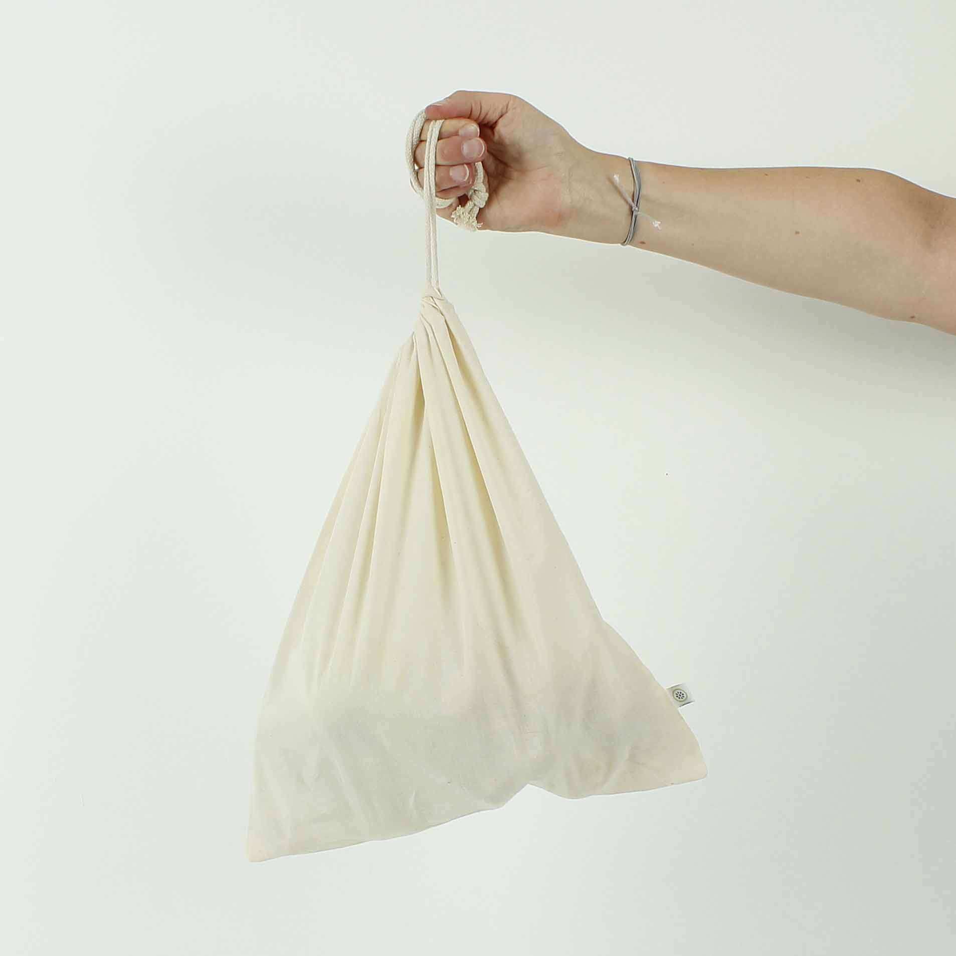 A Slice of Green Organic Cotton Produce Bag - Large (34 x 38cm)