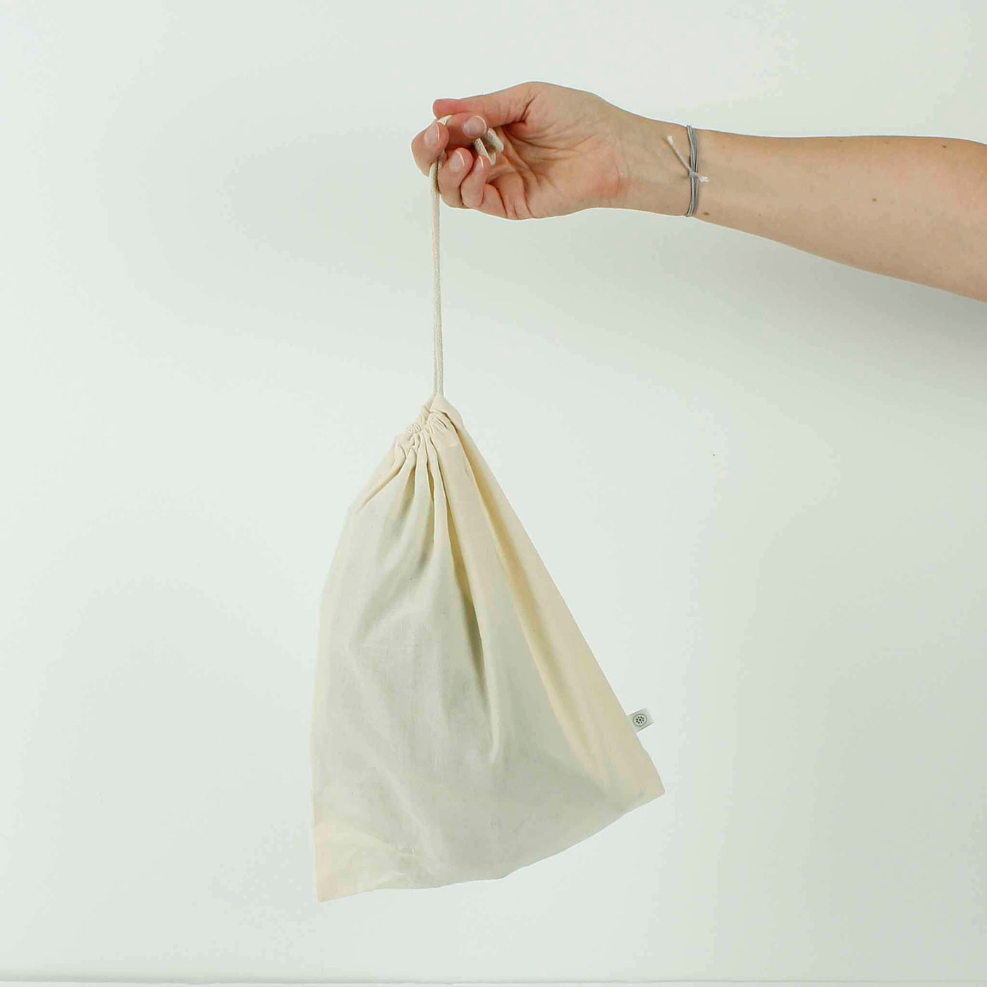 A Slice of Green Organic Cotton Produce Bag - Medium (26 x 32cm)