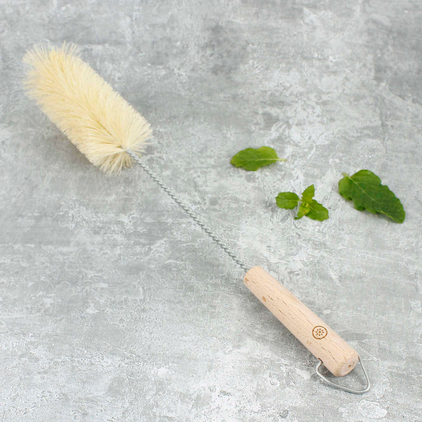 A Slice of Green Wooden Bottle Brush - Plant Based Bristles