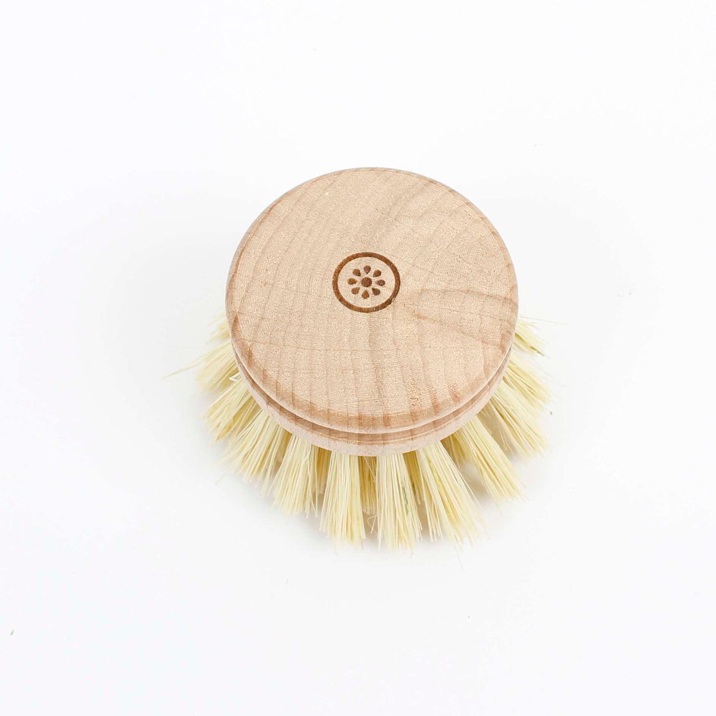 A Slice of Green Wooden Head for Dish Brush - Plant Based Bristles