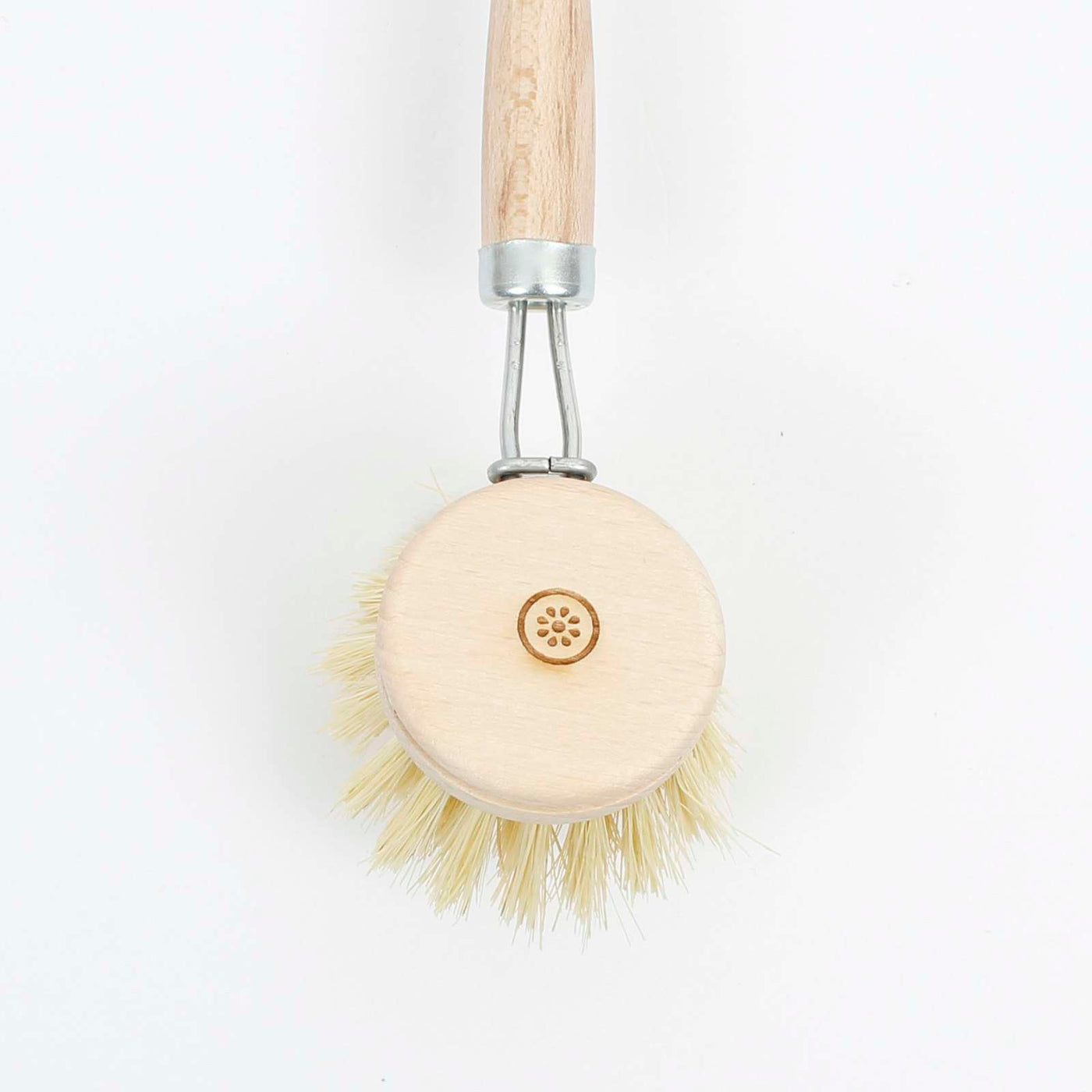 A Slice of Green Wooden Replaceable Head Dish Brush - Plant Based Bristles