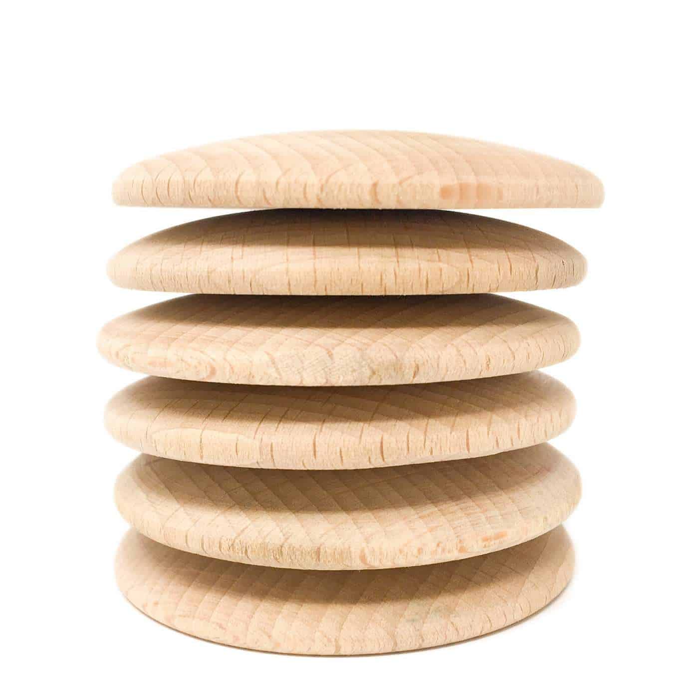 Art 18-184 Grapat 6 natural wooden discs