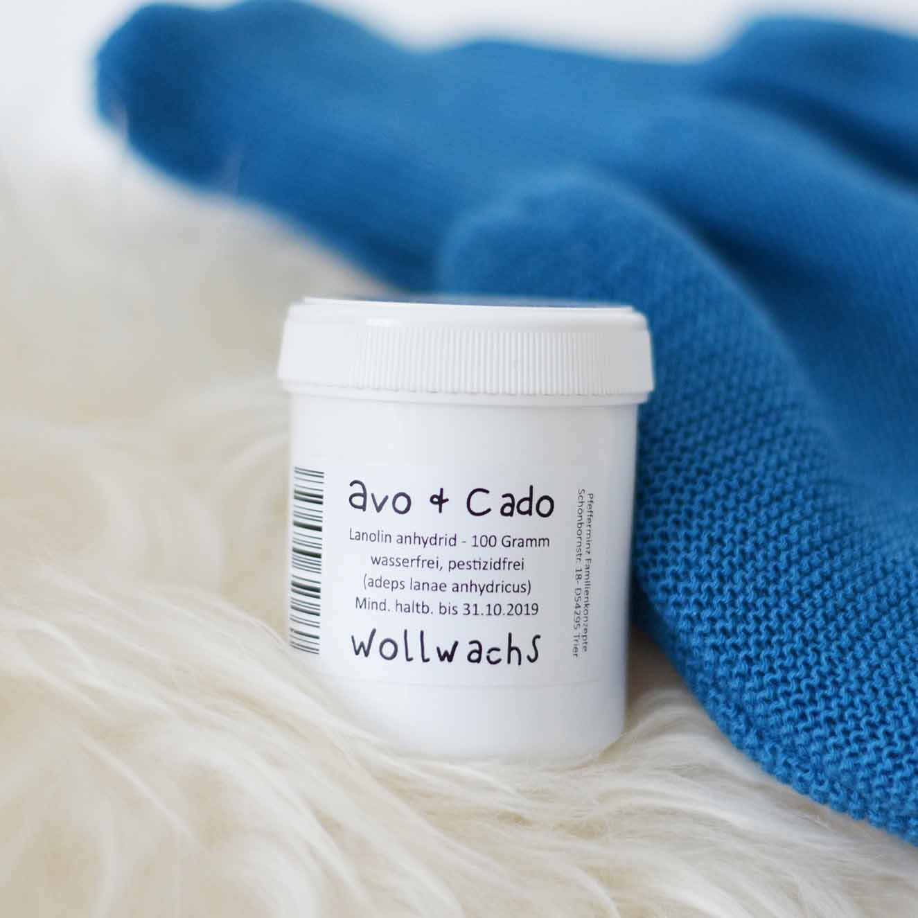 Avo& Cado Wool Wax (100g)