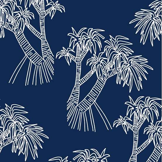 Bare and Boho Print - Pandanus