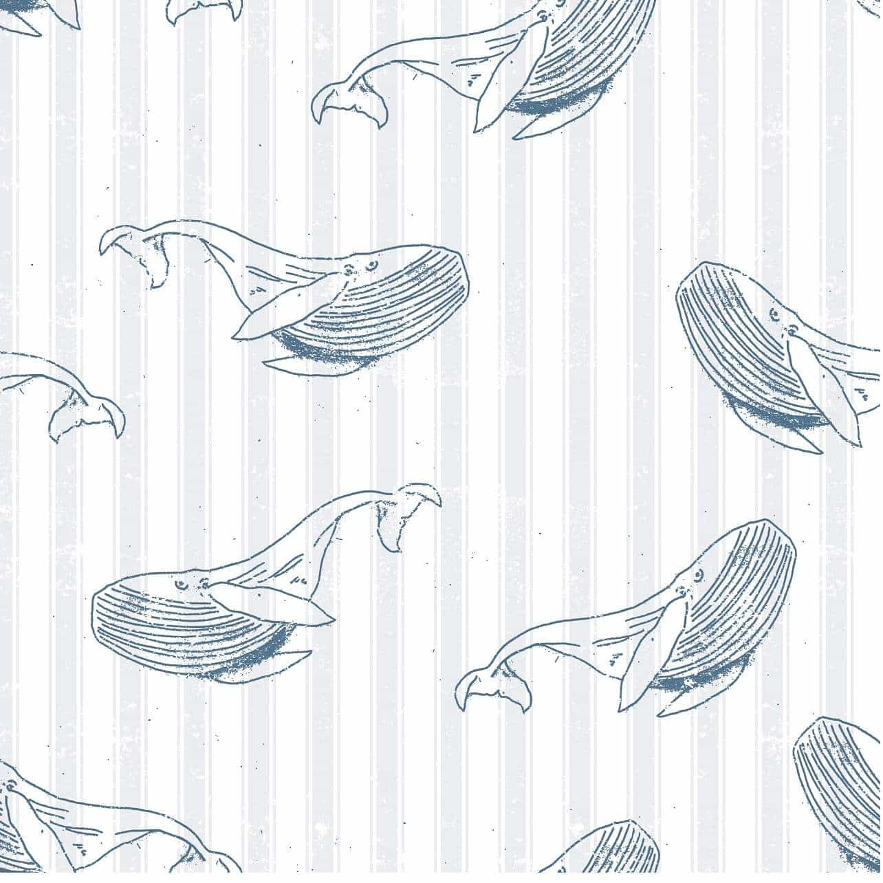 Bare and Boho Print - Whale