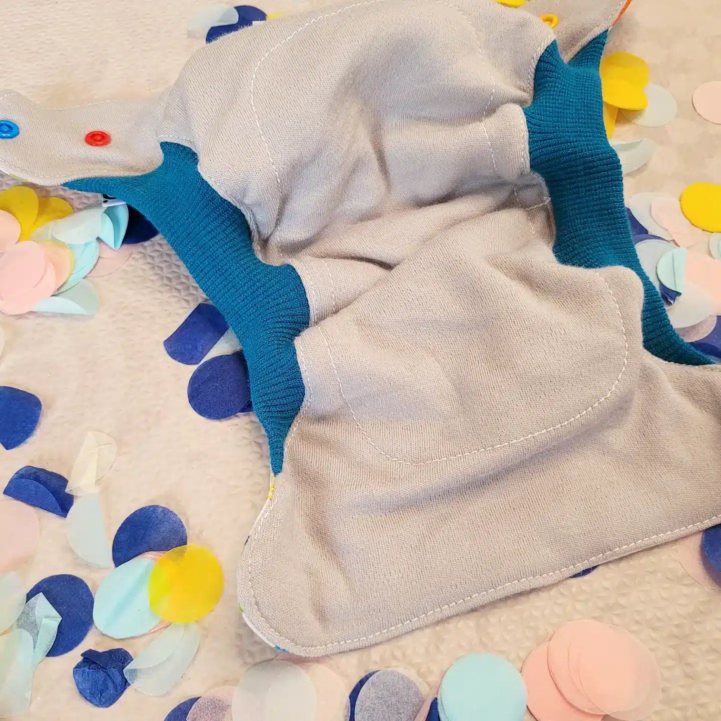 Bärenkind Wollcover Newborn mit Wollbündchen