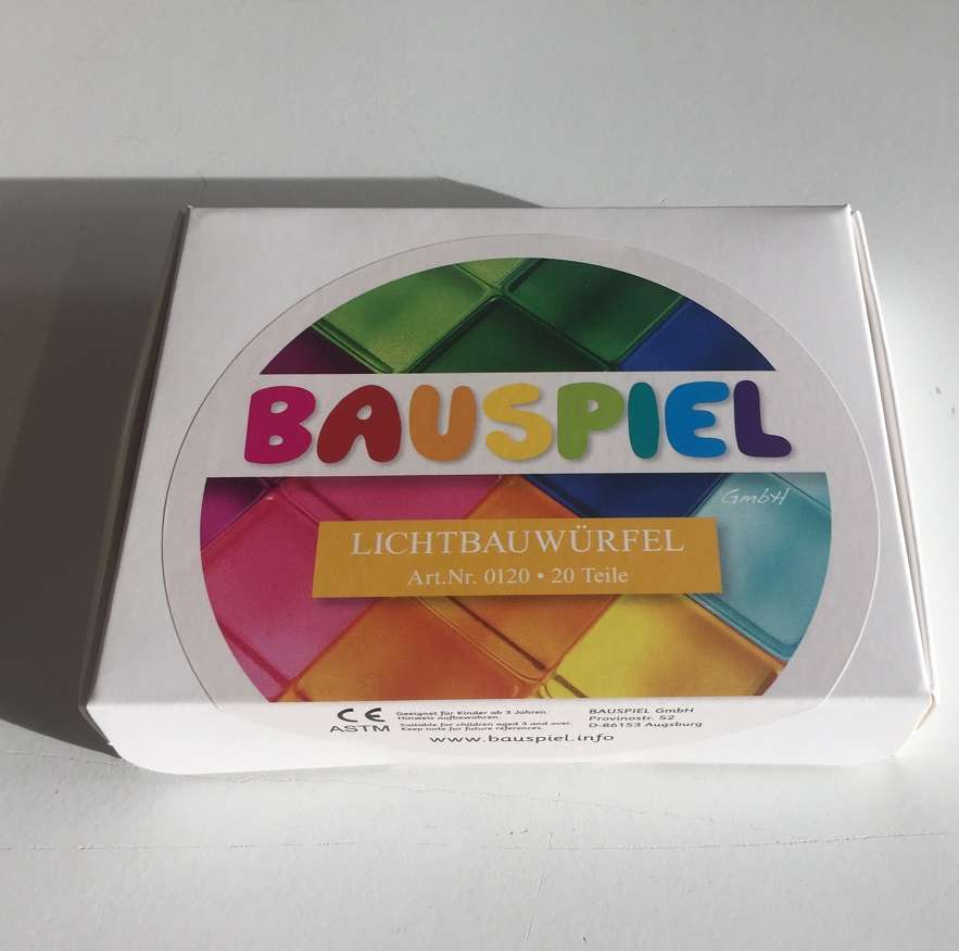 Bauspiel Lucent Cubes (20 Set in a box) (2)