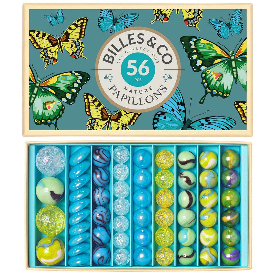 Billes and Co Marbles Big Box - Butterflies (Papillons)