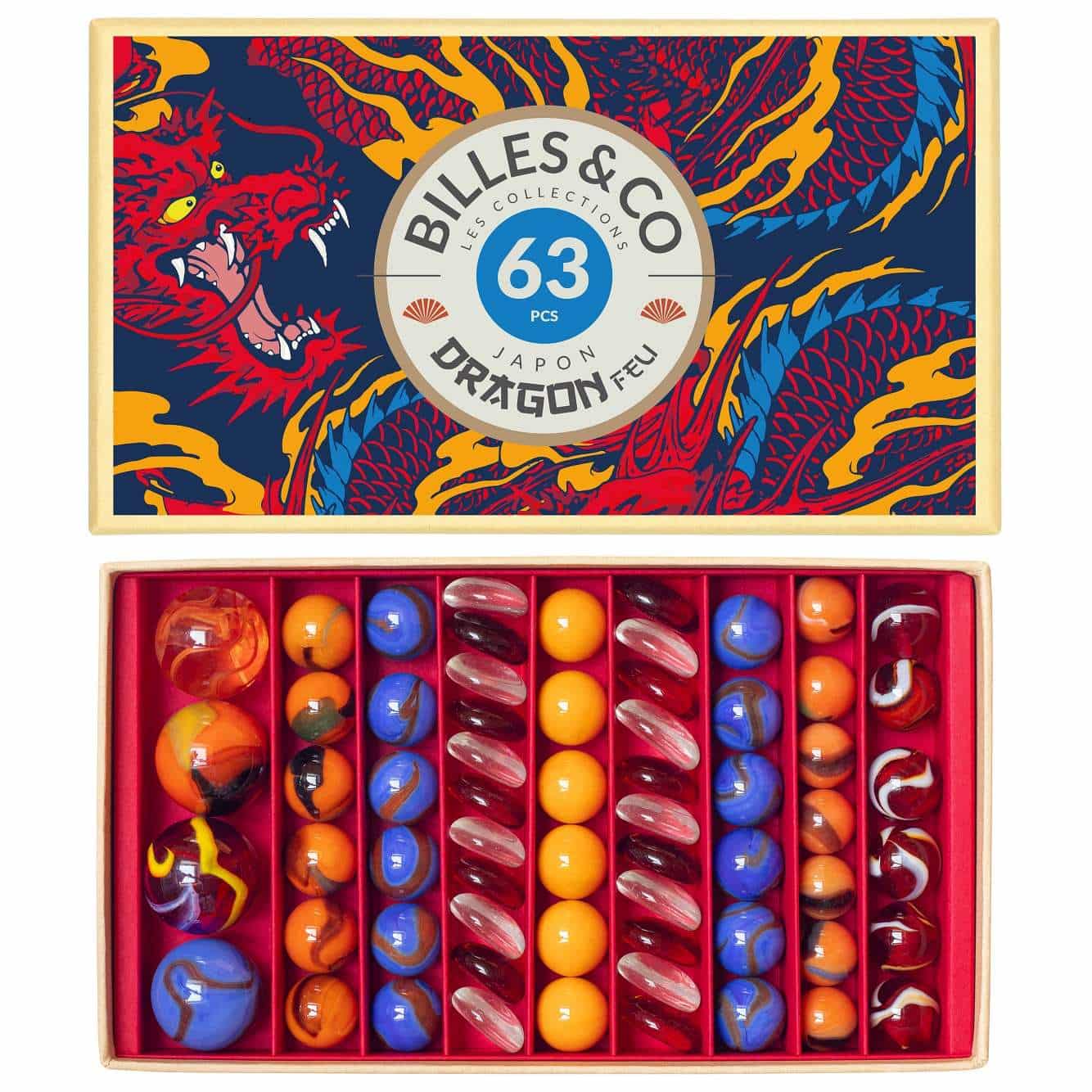 Billes and Co Marbles Big Box - Dragon Feu