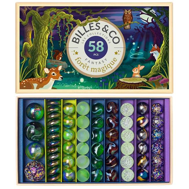 Billes and Co Marbles Big Box - Magical Forest (Foret Magique)