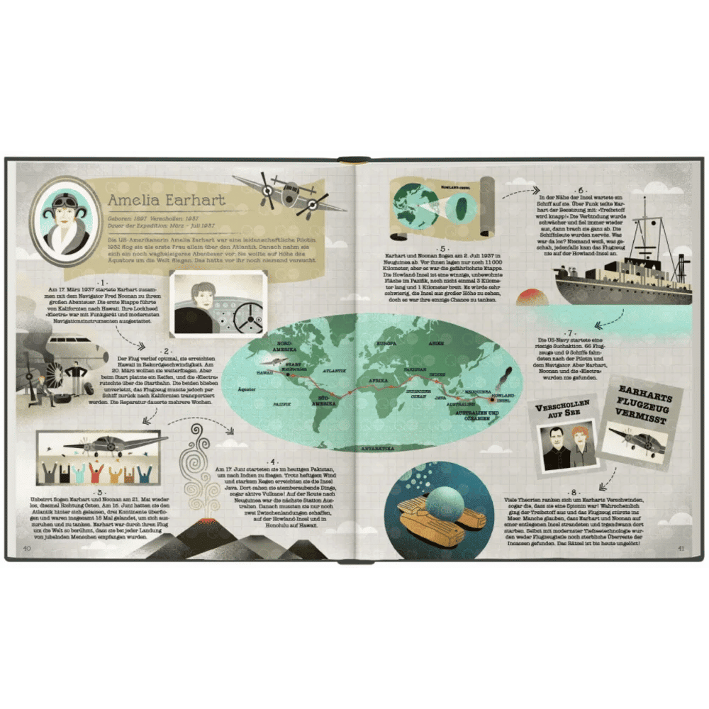 Bis ans Ende der Welt auf den Spuren großer Entdecker by Ganeri and Mullan