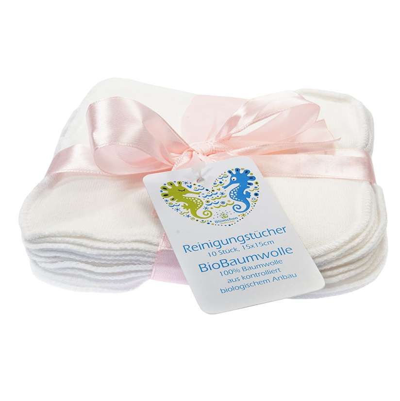 Blümchen Soft Organic Cotton Reusable Wipes (10 Pack)
