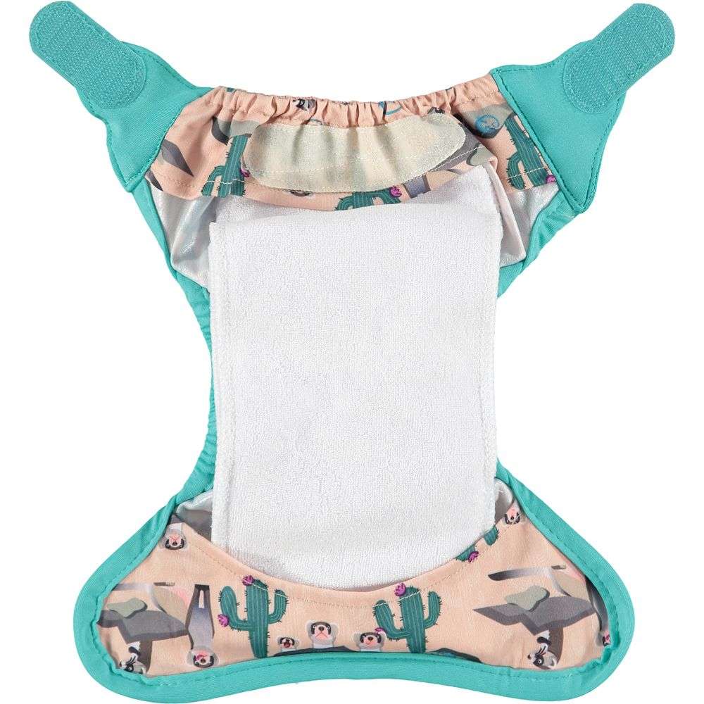 Close Pop-In Newborn Nappy Wrap - Ferret (2)