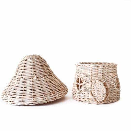 Coconeh Mushroom House Rattan