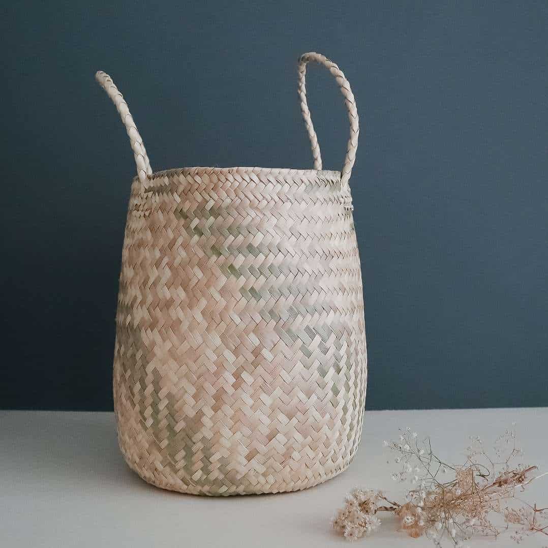 Coconeh palm leave Basket Kali