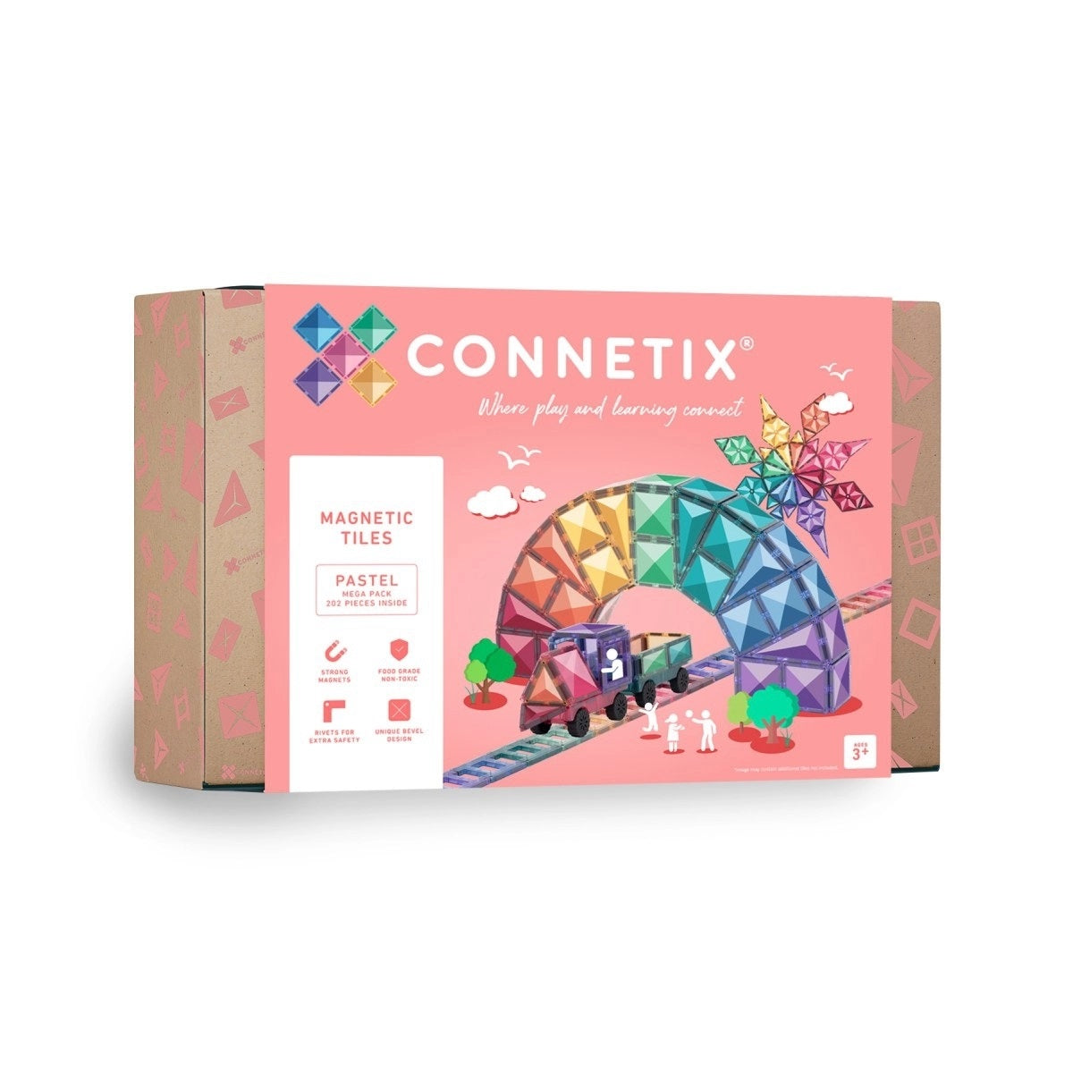 Connetix Pastel Mega Pack - 202 pc