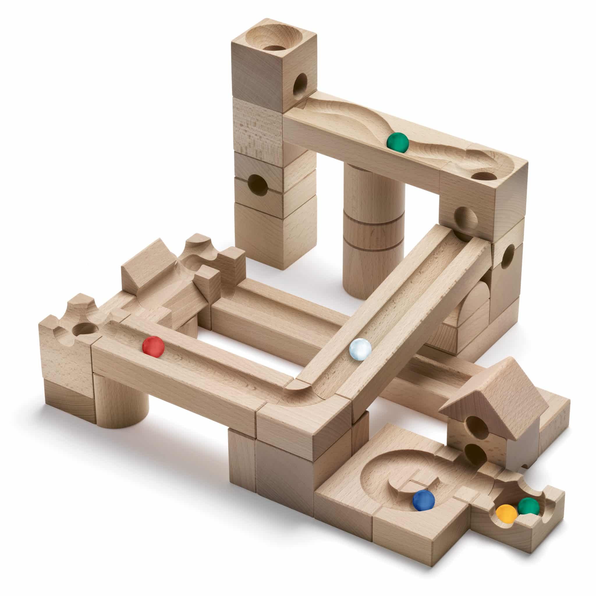 Cuboro 201 Junior Wooden Marble Run Set