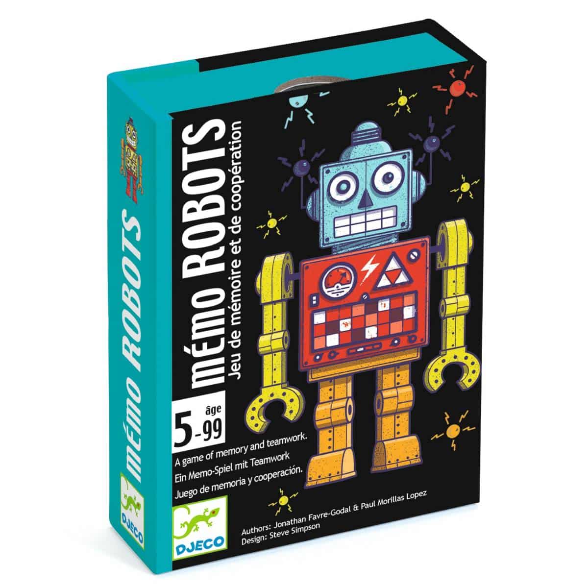 DJ05097 Djeco Card Game MEMO ROBOTS (1)