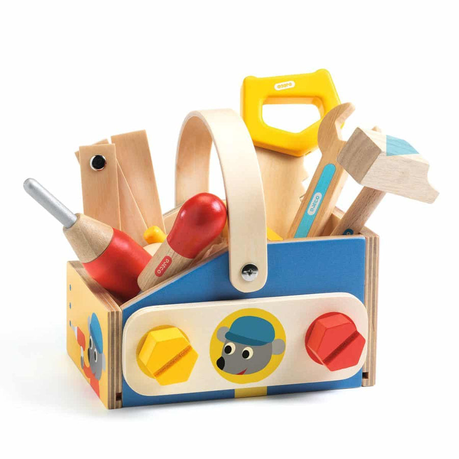 DJ06649 Djeco Minibrico Wooden Toolbox (1)