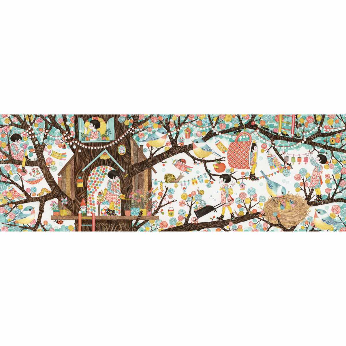 DJ07641 Djeco Puzzle Gallery - The Tree House (200 pc)